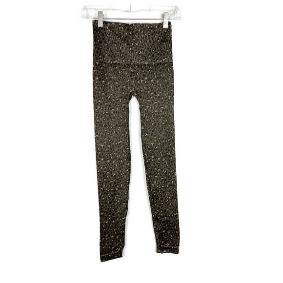 NWT SPANX Look at Me Now Seamless Leggings in Olive Leopard Size Small S NEW - Picture 8 of 10